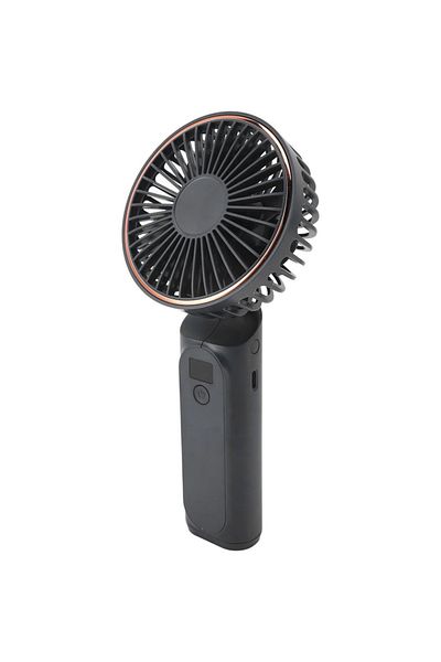 SKYDDAR INNOVATION Ventilator portabil cu afișaj LED, 6 viteze, USB-C, 5000mAh, compact și eficient, negru