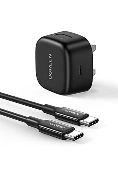 Ugreen 25W Fast Samsung Charger Set USB C Adapter Block With Samsung Adapter Cable 2M for Galaxy S25