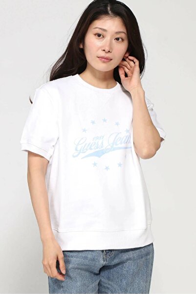 Guess Women's Sweatshirt-W5Gq36K68I4White