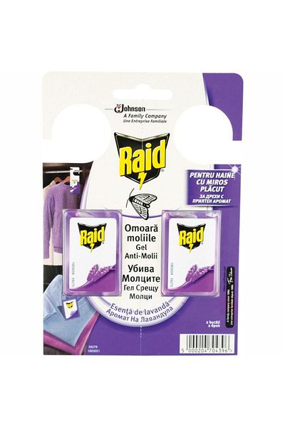 Raid ANTIMOLE GEL 2PCS LAVENDER