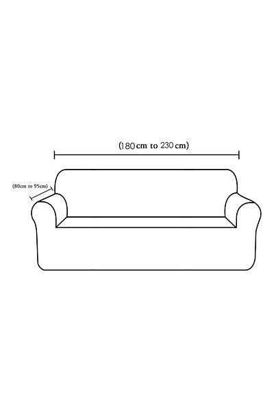 coverbox Maderin Elastic 3 Seater Sofa Cover Sofa Cover Sofa Bed Cover 1 Piece