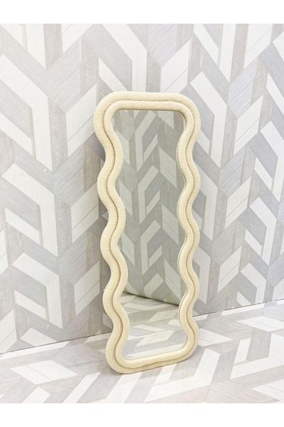 DEC24 Unique velvet stand mirrors.