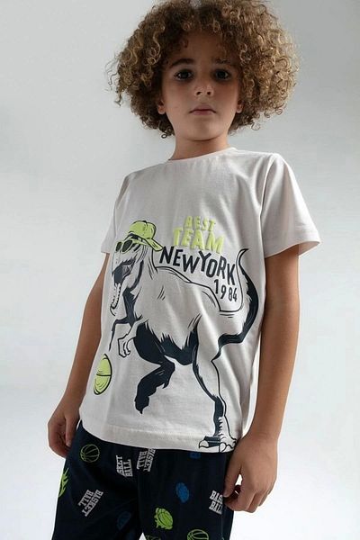 Rolypoly Boy's Navy Blue Capri Suit