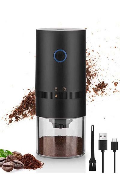 fulina Portable Electric Coffee Bean Grinder With 5-Stage Grind Settings,for Drip,Espresso,Pour Over
