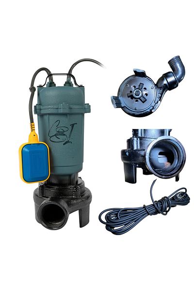 COBI SMART® Dirty water pump WQCD 2-10-26, 2.6 KW/3.5 HP, chopper blade, floating, 2", 20 mc/h
