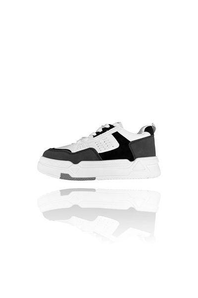 Casual Women's casual sneakers made of eco-leather, 718