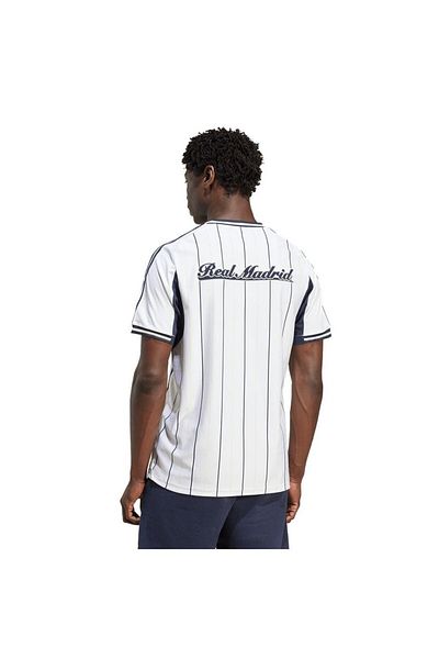 adidas Ανδρικό λευκό μπλουζάκι REAL US SHIRT JN3073