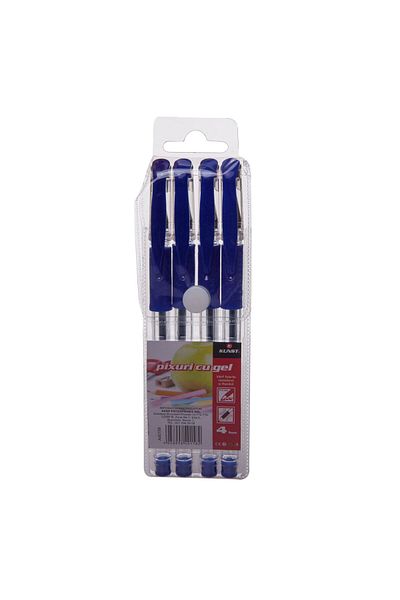 Kunst Set de 4 pixuri cu gel albastre Kunst
