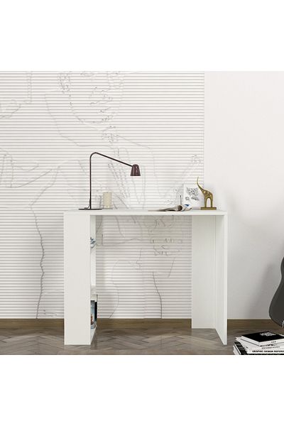 UnicUtil Birou Simplu, Design Modern, UnicUtil, 90 x 40 x 73.8 cm, Alb, UUDESK03