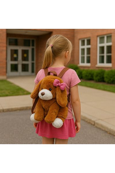 NUNU Fluffy Paw-Cute Travel Companion-Paw Bag- 26cm Children's Bag
