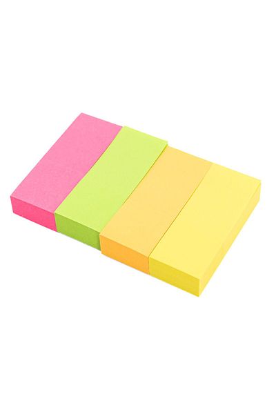 Kunst Sticky Notes, 4 Colors, 100x4 Sheets