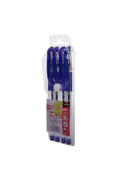Kunst Set de 4 pixuri cu gel albastre Kunst
