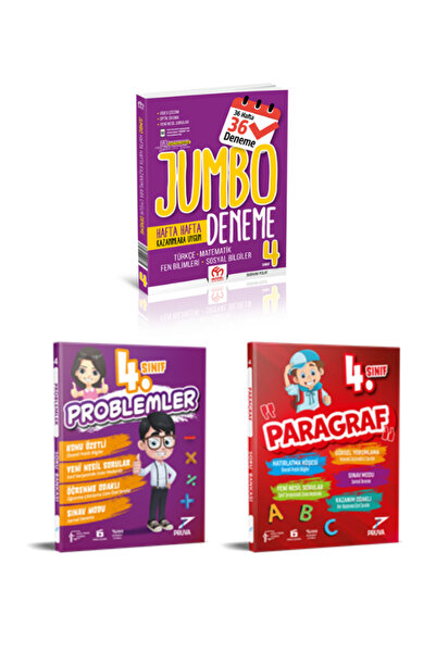 MODEL EĞİTİM YAYINCILIK 4. SINIF MODEL YAYINCILIK JUMBO DENEME- PRUVA YAYINCI...