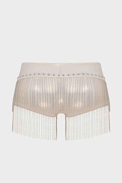 IAMNOTBASIC Eris Şort - Metalik Bej