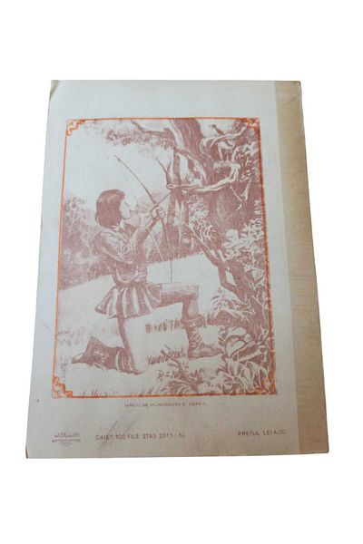 Hureggo Vintage Nostalgic 80S Notebook Bird Hunting Boy Pattern