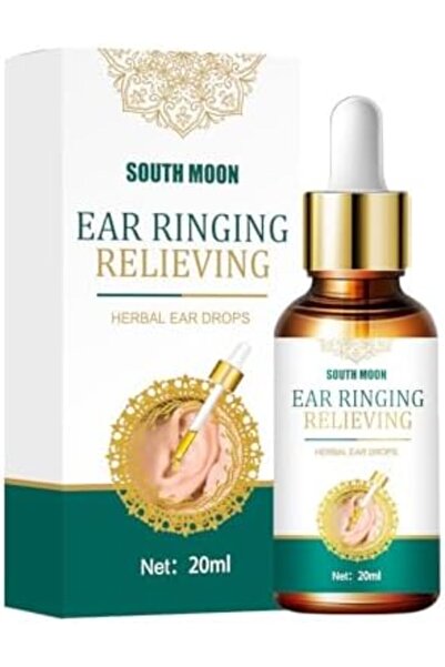 South Moon قطرات أذن عشبية لتخفيف طنين الأذن، زيت، تخفيف أعراض طنين الأذن بشكل طبيعي 20 مل