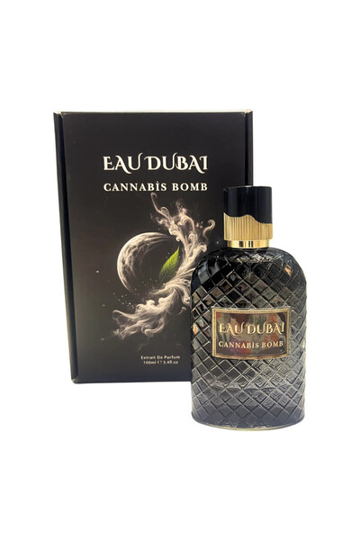 Eau Dubai 100ml Apa de parfum Cannabis Bomb, negru, unisex