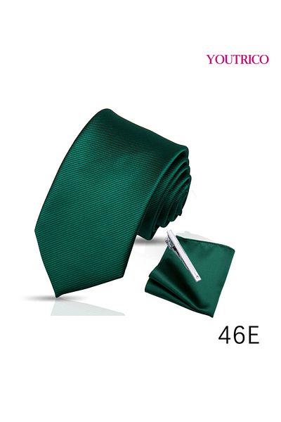 Youtrico Tie-7.5CM and Handkerchief 3PCS Handmade Formal Hanky Suit