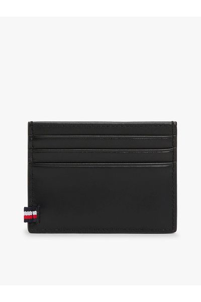 Tommy Hilfiger Th Foundation Cc Holder pánský černý držák na karty Am0am13506bds