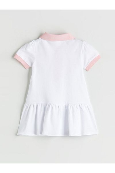 LC Waikiki Lcw Tennis Court Embroidered Baby Girl Dress