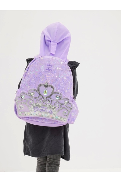SMIGGLE Disney Junior Şapkalı Sırtçantası Mor