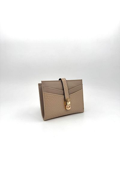UCCELLO Women's Card Holder Wallet - Stylish Wallet with Zipper, Magnet Buckle, Multi-Compartment Leather Look