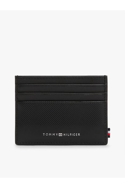 Tommy Hilfiger Th Foundation Cc Holder pánský černý držák na karty Am0am13506bds