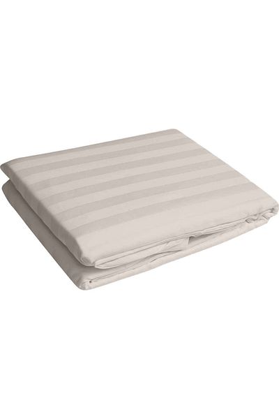 Five Store Cearsaf de pat din damasc, densitate 130 g/mp, Bej, 240/260cm