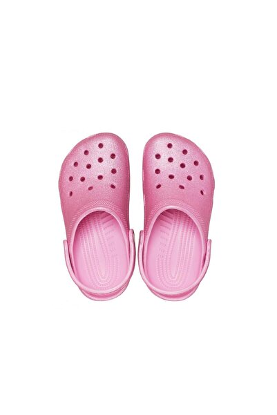Crocs Παιδικές παντόφλες Classic Glitter Clog K - Ροζ