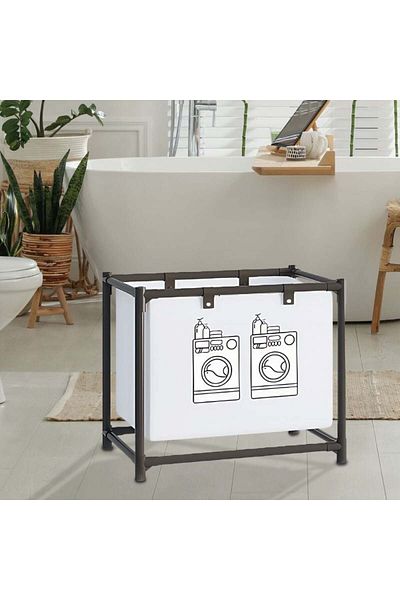OEM Laundry basket with 2 compartments