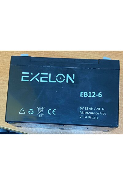 Exelon 6 VOLT 12 AMPER AKÜ 150*50*94 MM 1630 GRAM