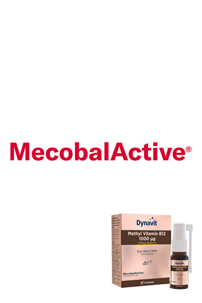 Dynavit Methylcobalamin Vitamin B12 1000mcg 10mL Dilaltı Sprey- Aile Boyu Metilkobalamin B12 Vitamini