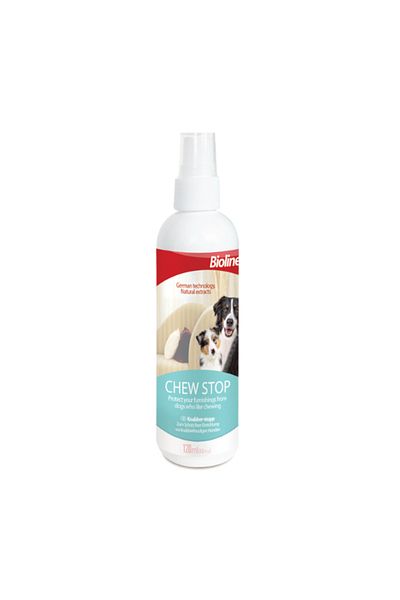 Bioline Chew Stop Anti-Chew Spray for Dogs - 120ml Bitter Deterrent