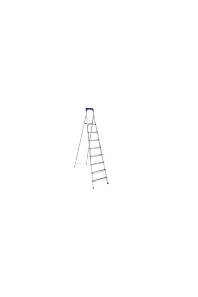 COBI SMART® Folding ladder 7+1 steps, 176 cm / 223 cm, non-slip, resistance 150 kg
