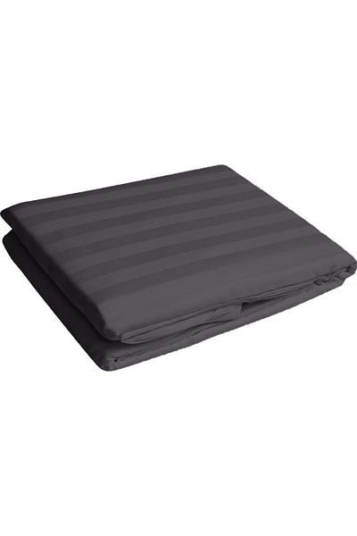 Five Store Damask bed sheet, density 130 g/m2, Black, 180/220cm