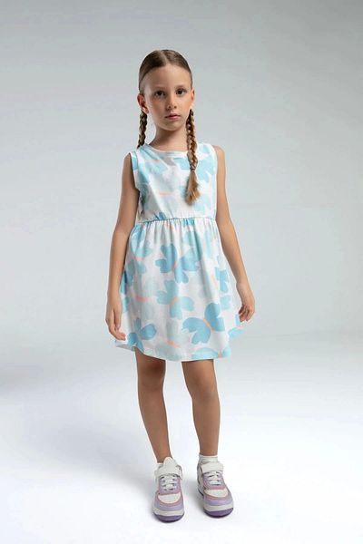 Rolypoly Rochie pentru fete - alb/albastru deschis