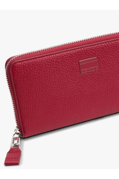 Tommy Jeans Tjw Must Large Za Women's Red Wallet Aw0Aw17585Xj9