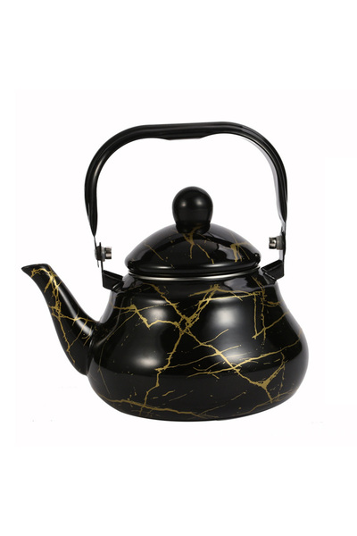 sharpdo غلاية ماء ساخنة منزلية رخامية سعة 2.5 لتر، 14*14*25 سم