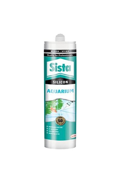 Sista SİSTA AKVARYUM SİLİKON SİYAH 280ML