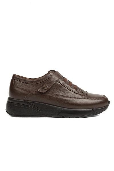 Pierre Cardin Comfort Sole Tape Casual Sports Shoes Women's Sneaker Brown