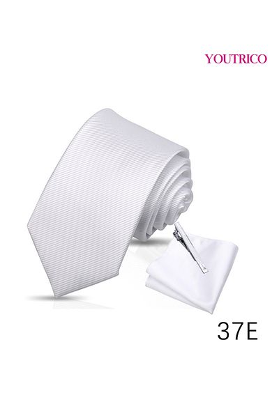 Youtrico Tie-7.5CM and Handkerchief 3PCS Handmade Formal Hanky Suit