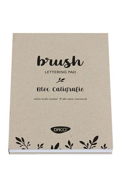 daço Daco Calligraphy Pad, A4, 50 Files/Set, 200 - 250 gsm, 10 White Linen