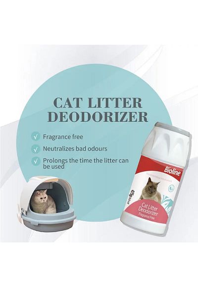Bioline Bioline Cat Litter Deodorizer, 425g, Natural & Eco-Friendly, Fragrance-Free Odor Neutralizer