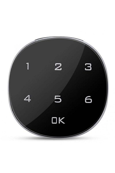TECHSTAR ® Smart Lock, Digital Touch Screen, 20mm, Alarm, Code, CR2023 and MicroUSB Power Supply
