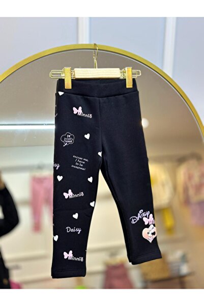 ArdenKids 4-9 Yaş Siyah Şardonlu Minnie Tayt
