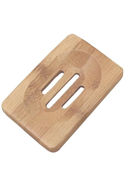 Aptel Minimalist soap dish, bamboo, 12x7.5 cm