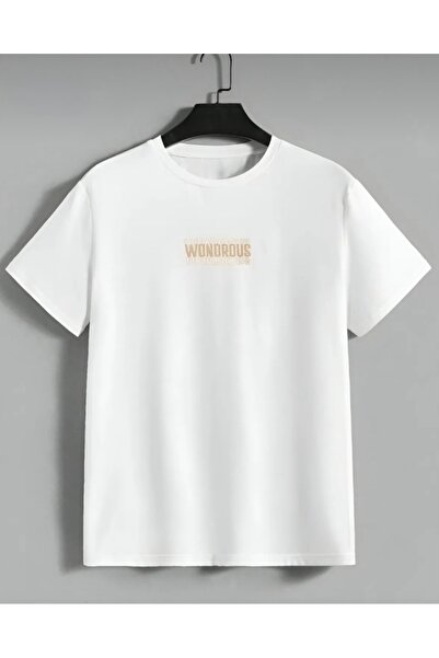 BYMEER Beige White Wondrous Printed Bottom Top Shorts Set