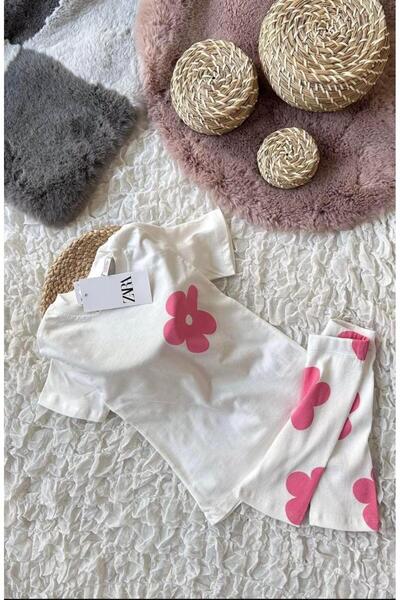 ArdenKids 1-6 Yaş Daisy Biker Taytlı Takım