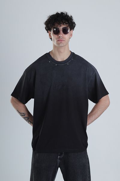 COCOPELLI Μπλουζάκι με σχέδιο Anthracite Oversize
