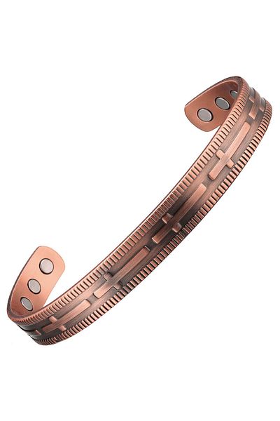 OEM XTERRA THERAPEUTIC MAGNETIC BRACELET MADE OF 99.99% PURE COPPER WITH 6 NEODYMIUM MAGNETS | Model VS735